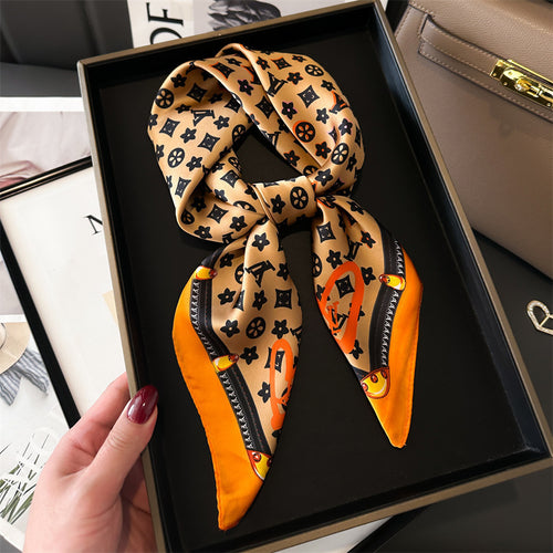 Lenço Toque de Seda Catânia 70x70cm - Estilo 61