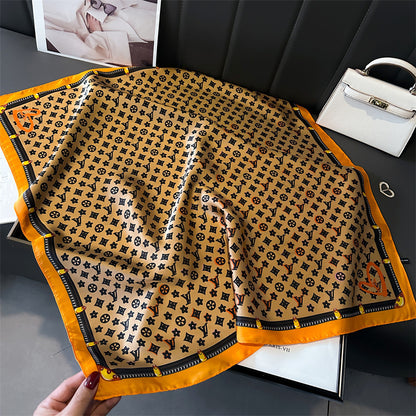 Lenço Toque de Seda Catânia 70x70cm - Estilo 61