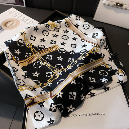 Lenço Toque de Seda Catânia 70x70cm - Estilo 28