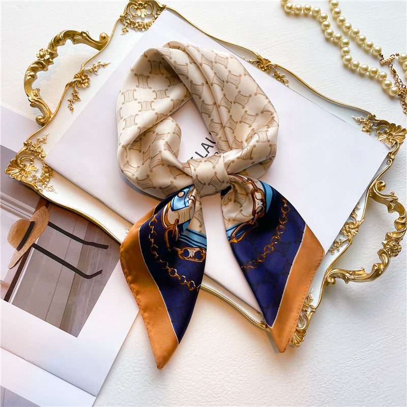 Lenço Toque de Seda Catânia 70x70cm - Estilo 50