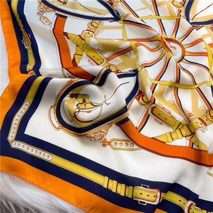 Lenço Toque de Seda Ravena 70x70cm - Estilo 10