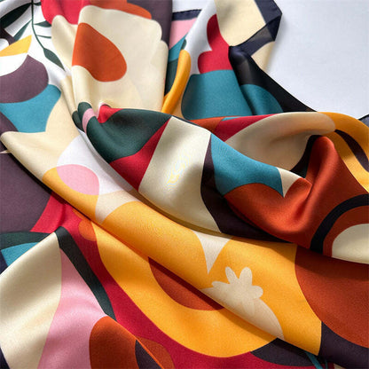 Lenço Toque de Seda Ravena 70x70cm - Estilo 46