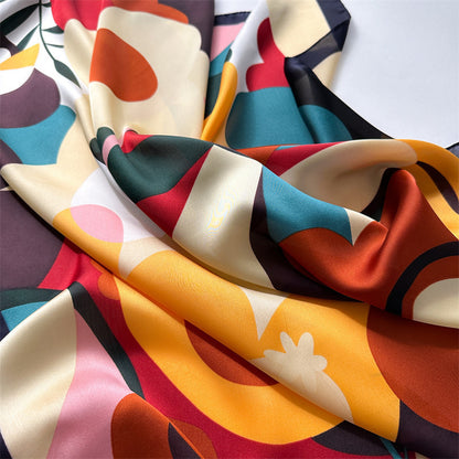 Lenço Toque de Seda Ravena 70x70cm - Estilo 37