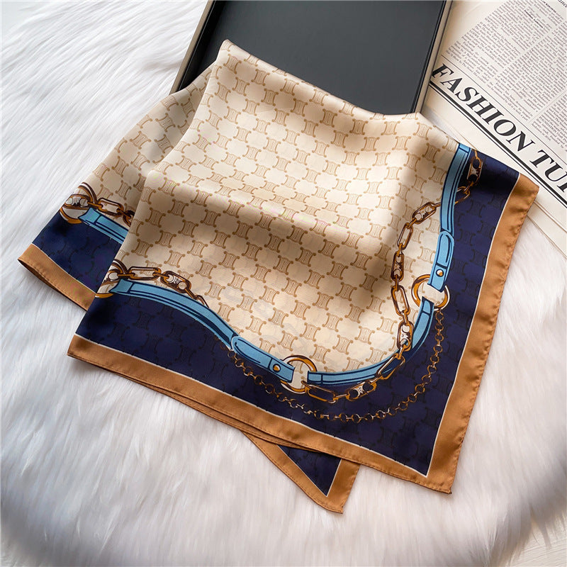 Lenço Toque de Seda Catânia 70x70cm - Estilo 50