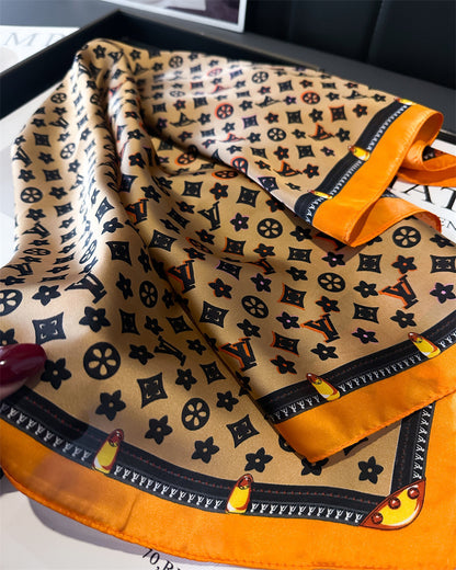 Lenço Toque de Seda Catânia 70x70cm - Estilo 61