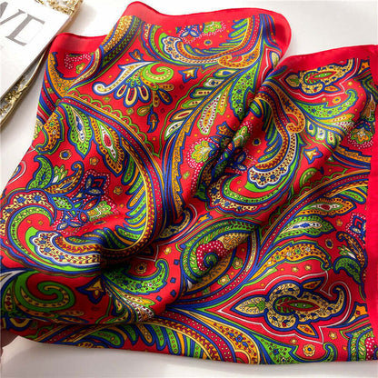 Lenço Toque de Seda Catânia 70x70cm - Estilo 20