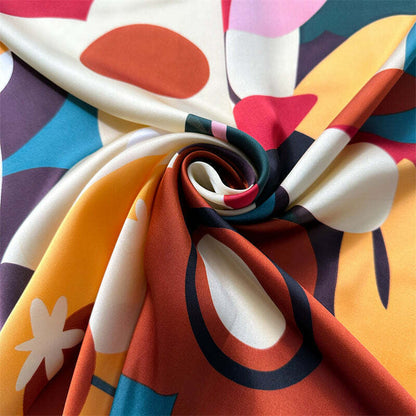 Lenço Toque de Seda Ravena 70x70cm - Estilo 46