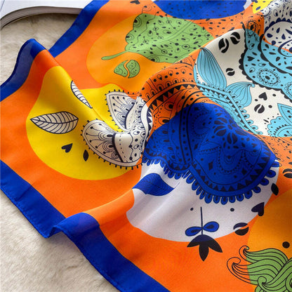 Lenço Toque de Seda Catânia 70x70cm - Estilo 30