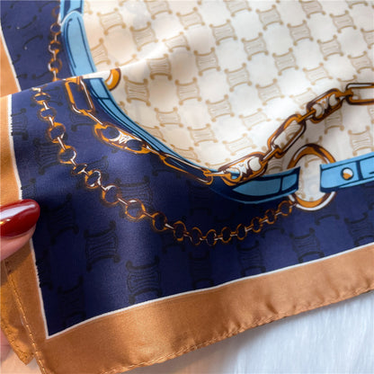 Lenço Toque de Seda Catânia 70x70cm - Estilo 50