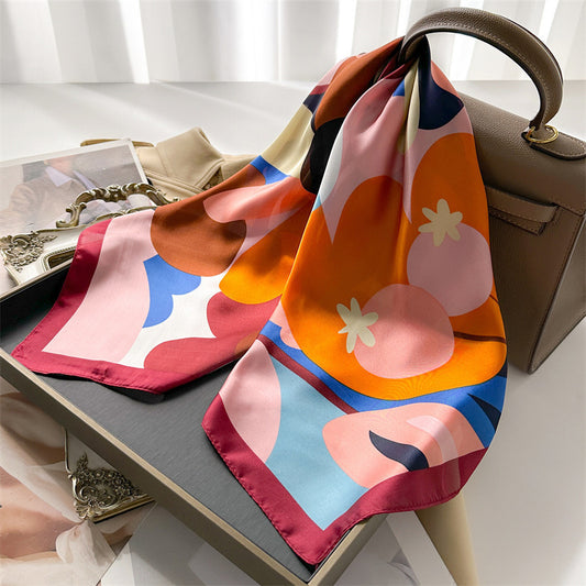 Lenço Toque de Seda Ravena 70x70cm - Estilo 1