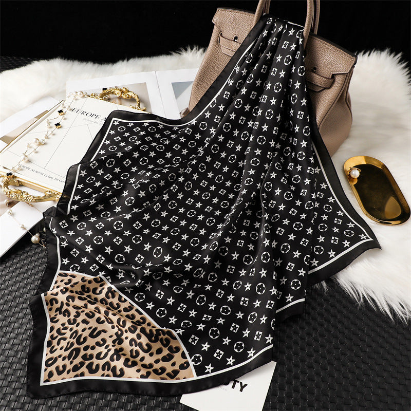 Lenço Toque de Seda Catânia 70x70cm - Estilo 54