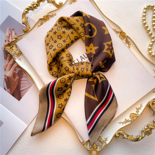 Lenço Toque de Seda Catânia 70x70cm - Estilo 10