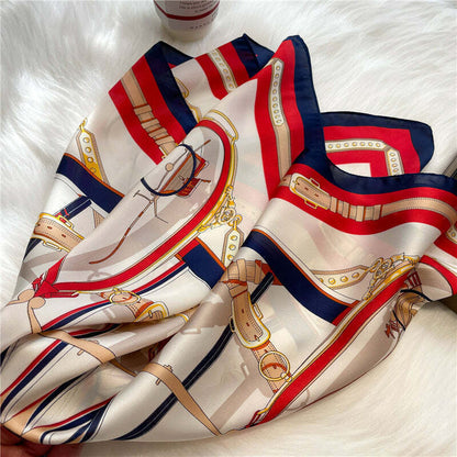 Lenço Toque de Seda Ravena 70x70cm - Estilo 55