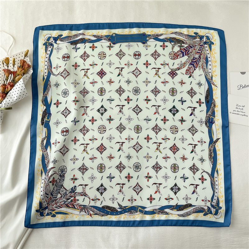 Lenço Toque de Seda Catânia 70x70cm - Estilo 42