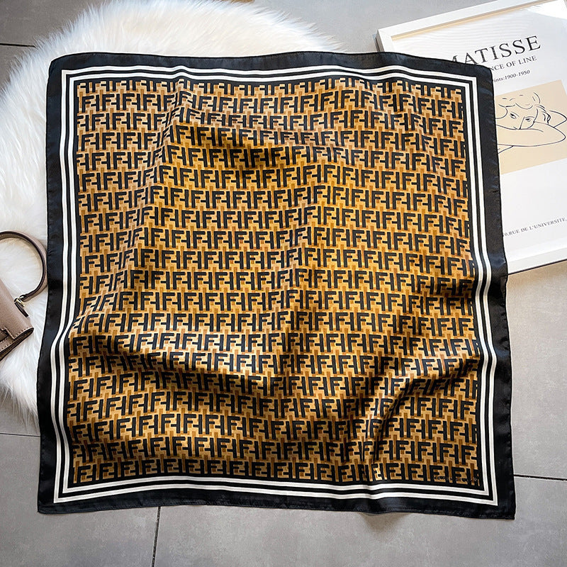 Lenço Toque de Seda Catânia 70x70cm - Estilo 9