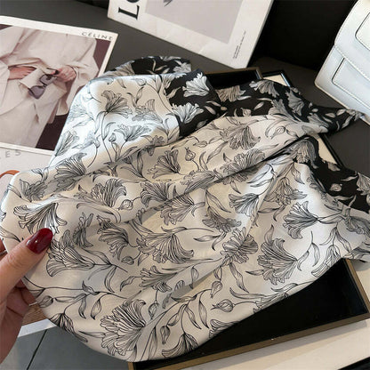 Lenço Toque de Seda Ravena 70x70cm - Estilo 38