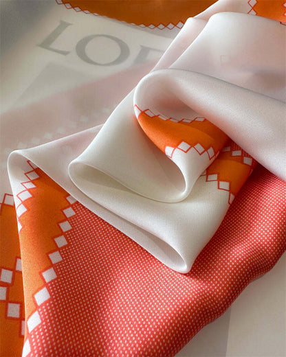 Lenço Toque de Seda Catânia 70x70cm - Estilo 59