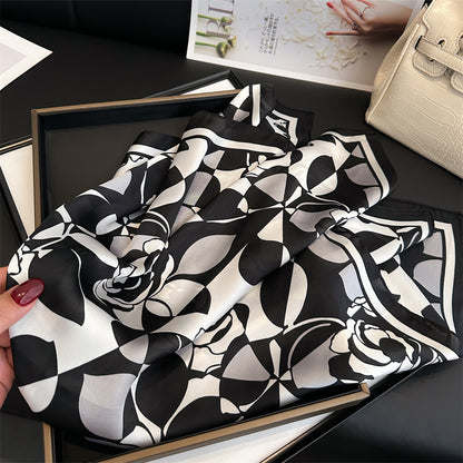 Lenço Toque de Seda Ravena 70x70cm - Estilo 23