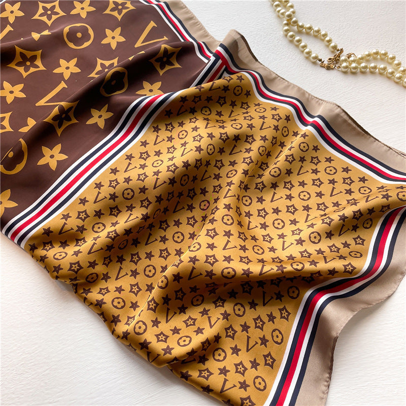 Lenço Toque de Seda Catânia 70x70cm - Estilo 10