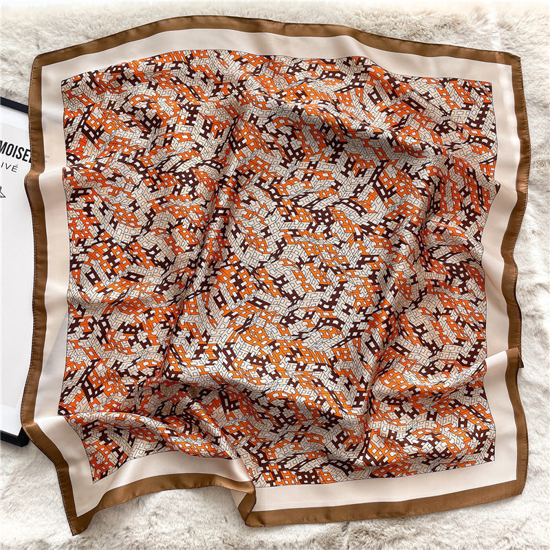 Lenço Toque de Seda Catânia 70x70cm - Estilo 18