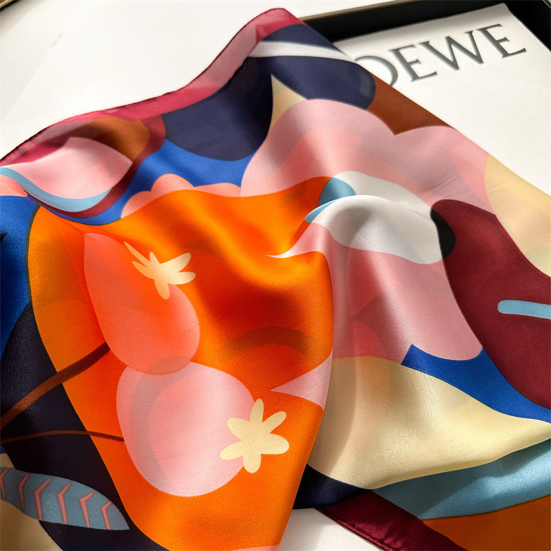 Lenço Toque de Seda Ravena 70x70cm - Estilo 1