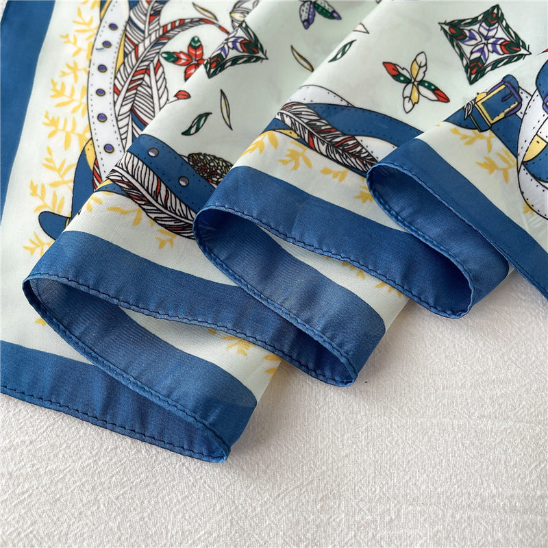 Lenço Toque de Seda Catânia 70x70cm - Estilo 42