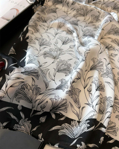 Lenço Toque de Seda Ravena 70x70cm - Estilo 38