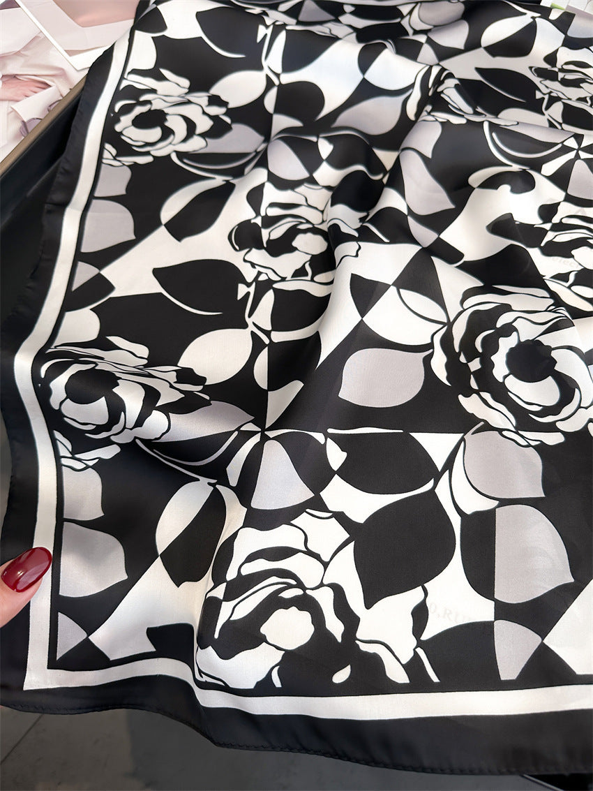 Lenço Toque de Seda Ravena 70x70cm - Estilo 23