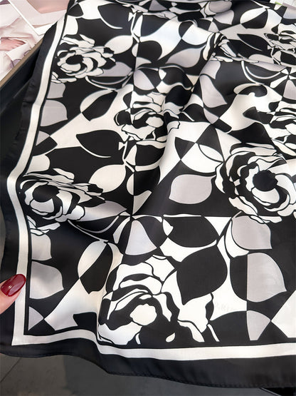 Lenço Toque de Seda Ravena 70x70cm - Estilo 23