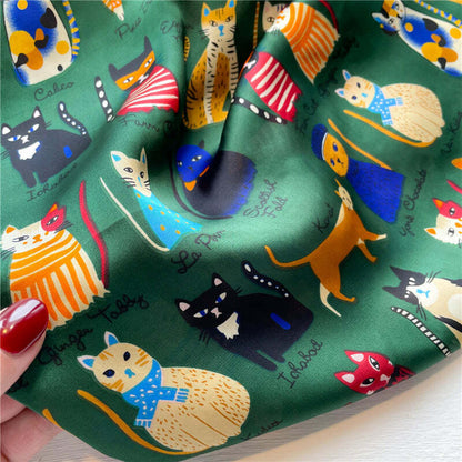 Lenço Toque de Seda Ravena 70x70cm - Estilo 60