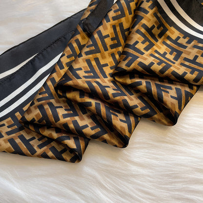 Lenço Toque de Seda Catânia 70x70cm - Estilo 9