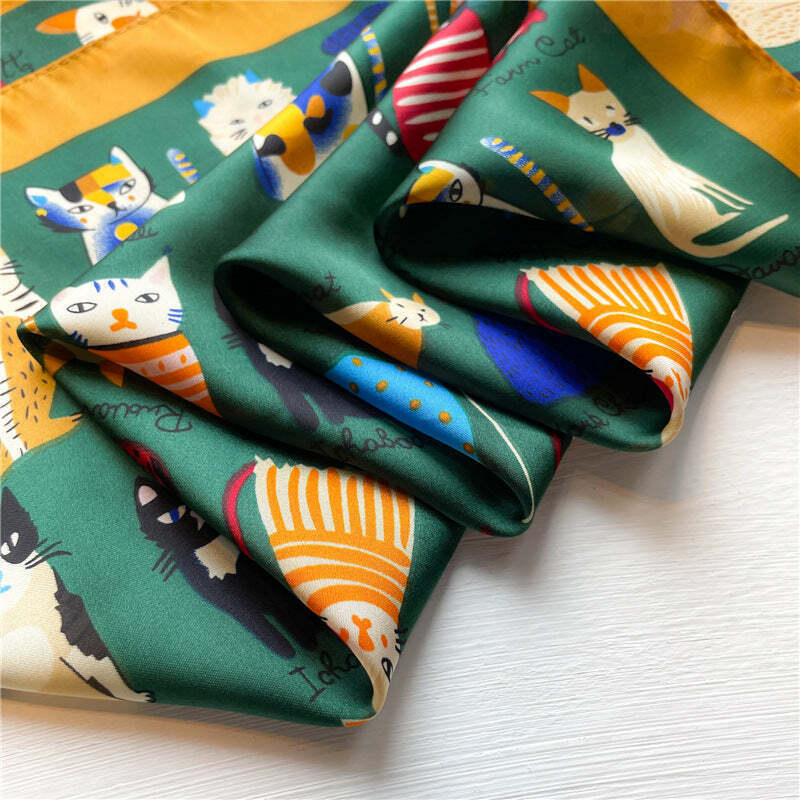 Lenço Toque de Seda Ravena 70x70cm - Estilo 60