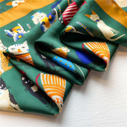 Lenço Toque de Seda Ravena 70x70cm - Estilo 60