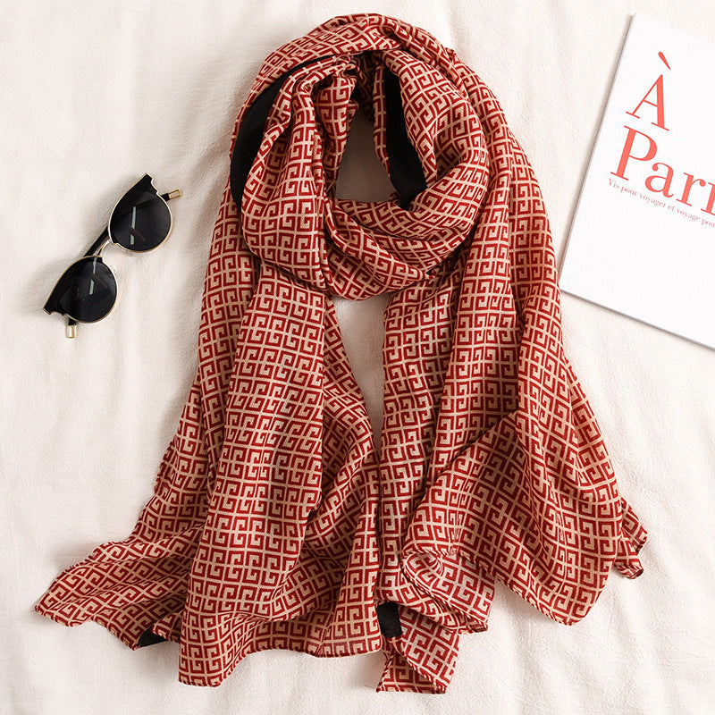 Turin Cotton Scarf - Style 31