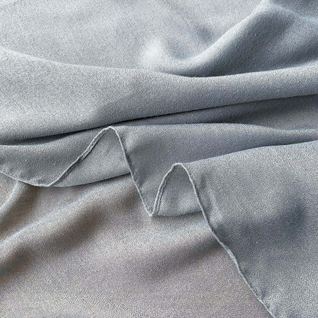 Echarpe de Algodão Lisa 180x90cm - Azul Blueberry