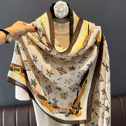 Turin Cotton Scarf - Style 9