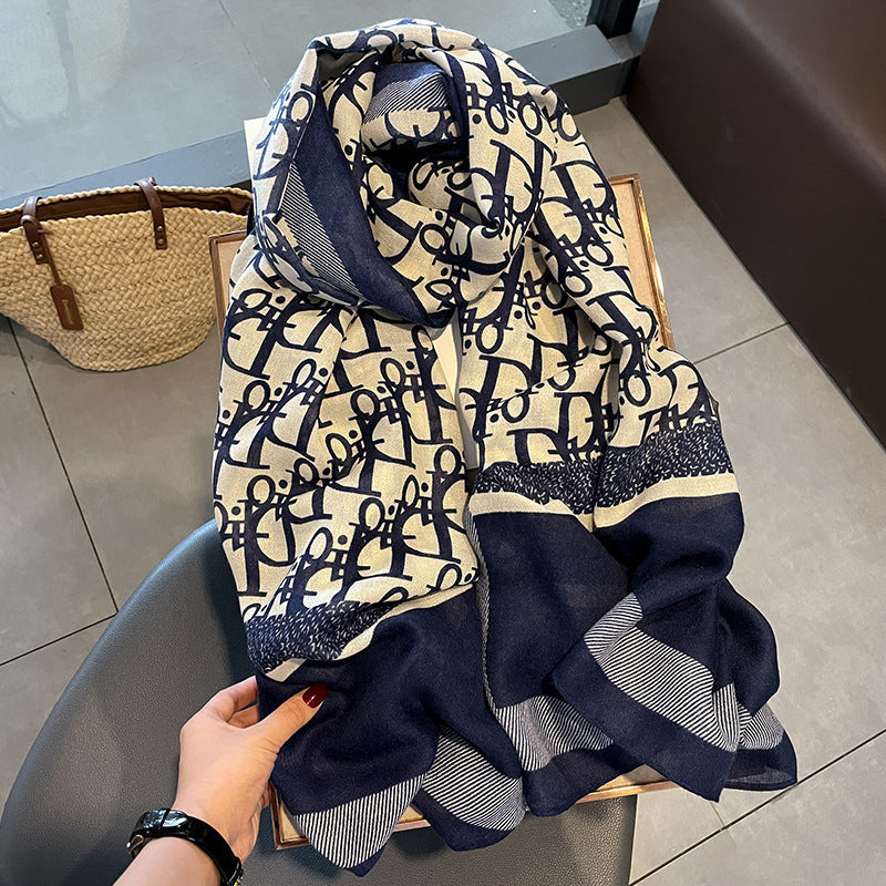 Turin Cotton Scarf - Style 12