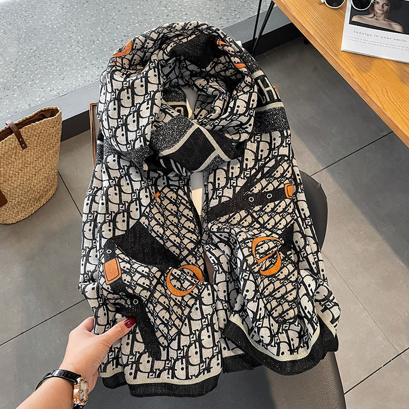 Turin Cotton Scarf - Style 33