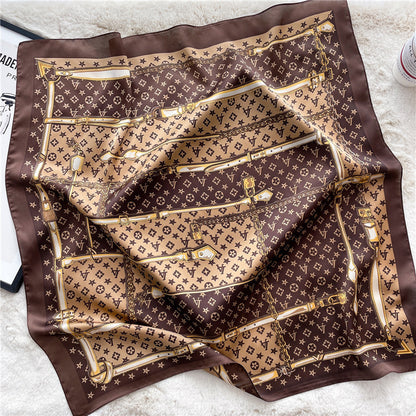 Lenço Toque de Seda Catânia 70x70cm - Estilo 37