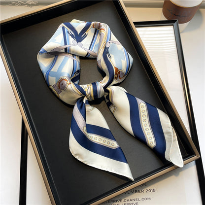 Lenço Toque de Seda Ravena 70x70cm - Estilo 19