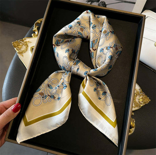 Lenço Toque de Seda Catânia 70x70cm - Estilo 27