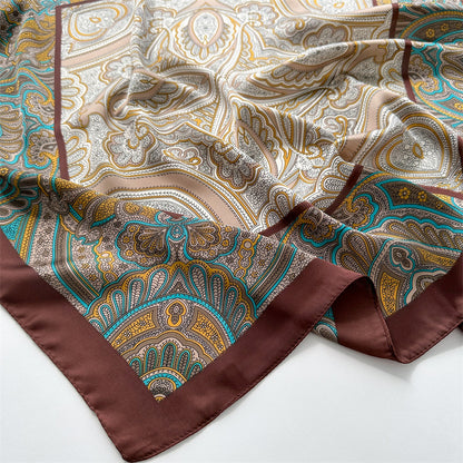 Lenço Toque de Seda Ravena 70x70cm - Estilo 14