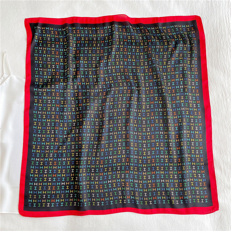 Lenço Toque de Seda Catânia 70x70cm - Estilo 51