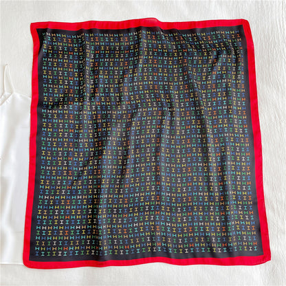 Lenço Toque de Seda Catânia 70x70cm - Estilo 51