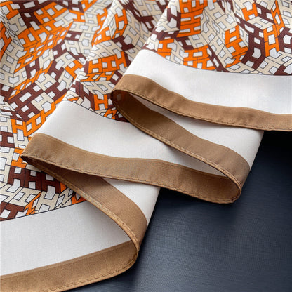 Lenço Toque de Seda Catânia 70x70cm - Estilo 18