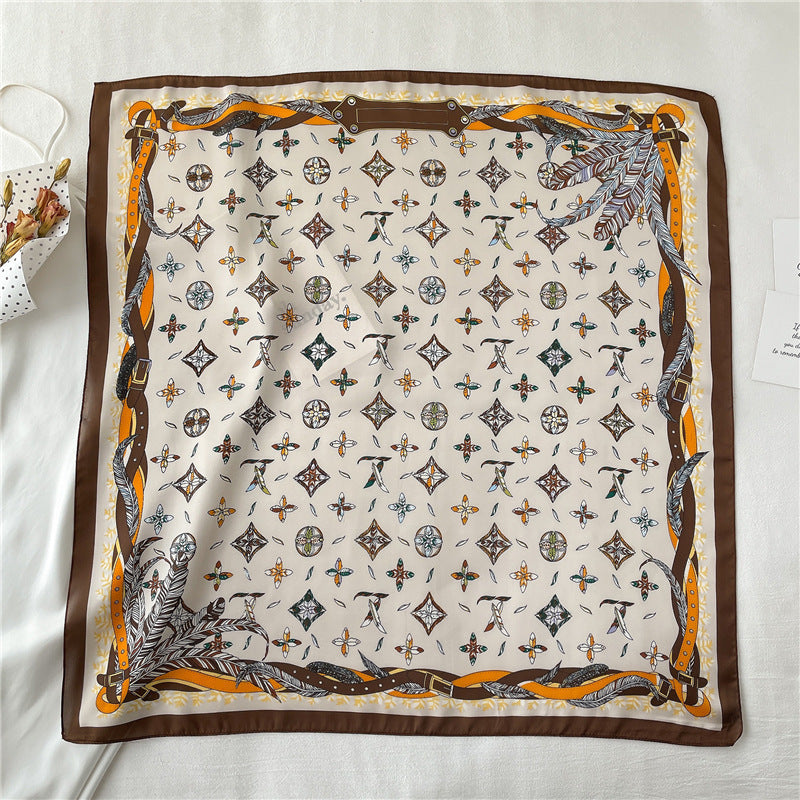 Lenço Toque de Seda Catânia 70x70cm - Estilo 24