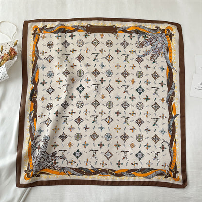 Lenço Toque de Seda Catânia 70x70cm - Estilo 24