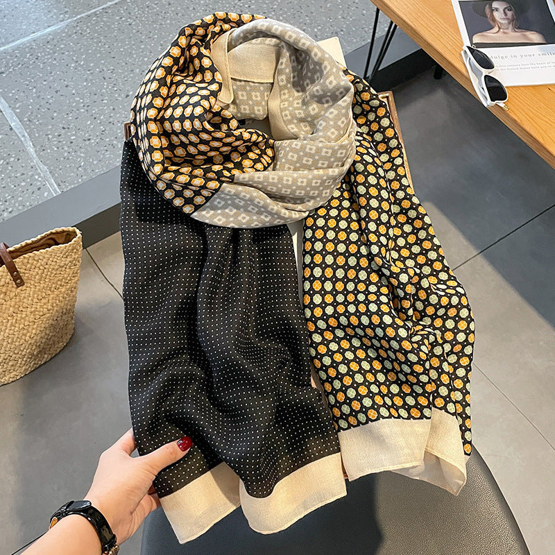 Turin Cotton Scarf - Style 43