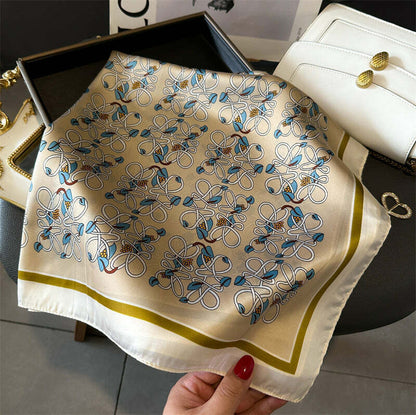 Lenço Toque de Seda Catânia 70x70cm - Estilo 27