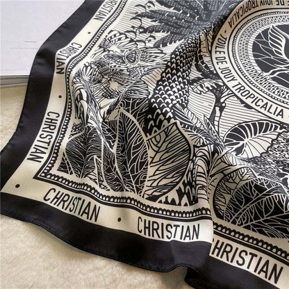 Lenço Toque de Seda Ravena 70x70cm - Estilo 25